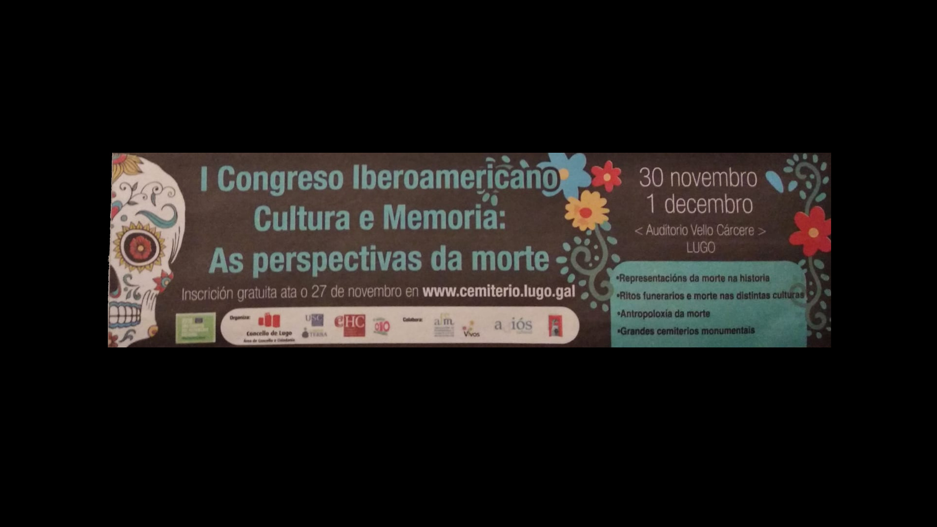 I Congreso Iberoamericano Cultura e Memoria as perspectivas da morte 1920
